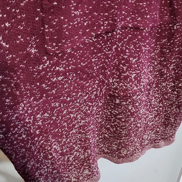 Torrid Burgundy Long Sleeve Hoodie Dress - Picture 7 of 9